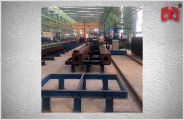 Box beam steel production line
