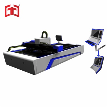 Single drive fiber laser metal plate cutting machine 500-1000w