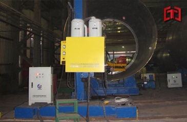 Integrated type flux recovery & feeding machine