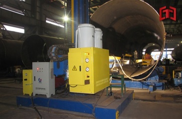 Integrated type flux recovery & feeding machine